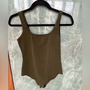 Kachi Green Bodysuit Tank Top NWOT